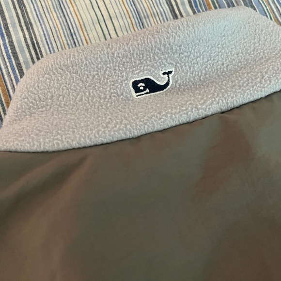 Men's Vineyard Vines 1/4 Button Fleece (S) - Picture 5 of 5